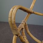 Leuke Rotan Fauteuil Met Armleuningen, Dutch Design, 1960 thumbnail 9