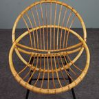 Kenmerkende Rotan Fauteuil, Dutch Design, 1960 thumbnail 7