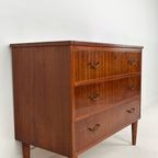 Scandinavisch Vintage Teak Fineren Ladekast Killafors thumbnail 6