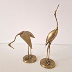 Caravell 70's Vintage Set Kraanvogels Messing Vogels thumbnail 6