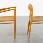 Set Van 8 Stoelen Niels Moller Voor Mollers Mobelfabrik thumbnail 9