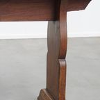 Stijlvolle En Tijdloze Antieke Halbank/ Bank Voor Aan De Eettafel Met Een Mooi Patina thumbnail 13