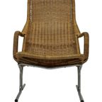 Vintage Rotan Fauteuil - Dirk Van Sliedregt Jaren 60 Design thumbnail 6