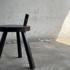 Vintage Tripod Stool, France 1960 thumbnail 8