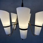 Vintage 1950’s Hanglamp – Opaline thumbnail 10