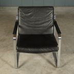 Vintage Lederen Designfauteuil – Walter Knoll – Jaren 60 thumbnail 13