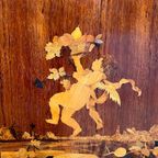 Ladekast In Renaissancestijl. Marqueterie. thumbnail 4