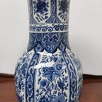 Vintage Delftsblauwe Vaas Tulpvaas Porselein thumbnail 7