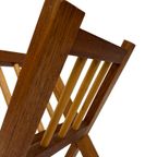 Vintage Massief Houten Tijdschriftenrek Jaren 70 Design thumbnail 15