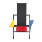 Mid Century Modern High Quality Remake Of A Rietveld Chair, 1980S thumbnail 7