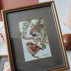 J&J Cash Zijde Schilderijen 3 Stuks Vintage Geweven thumbnail 9