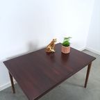 Palissander Fineer Uitschuifbare Eettafel Vintage thumbnail 9