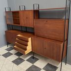 Free Standing Wall Unit Teak 1960s thumbnail 3