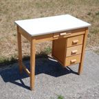 Piet Zwart Bureau Vintage Houten Bureau thumbnail 8