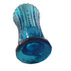 Prachtige Blauwe Glazen Vaas Ca 1930 1940 Art Deco thumbnail 8