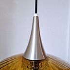 Vintage Okergele Glazen Lamp thumbnail 11