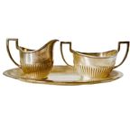 Verzilverd Art Deco Roomstel 1920’s thumbnail 2