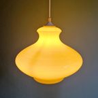 Vintage Gele Opaline Hanglamp, Jaren 70 thumbnail 13