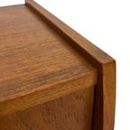Vintage Nachtkastjes Set Van 2 Teak Fineer Jaren 60 thumbnail 10