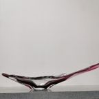 Vintage Murano Glas Schaal, Fruitschaal Glazen Serveerschaal 05 thumbnail 18