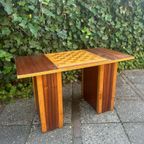 Vintge Schaak/bijzet Tafel thumbnail 7