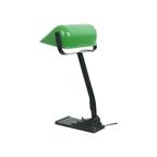 Art Deco Bureaulamp Notarislamp Erpe Model 52 Emaille Kap Groen thumbnail 3