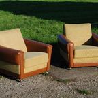 Vintage Clubfauteuils Lounge Fauteuils thumbnail 3