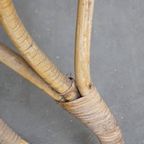 Leuke Dutch Design Rotan Fauteuil Uit De Jaren ’50 Met Een Hoge Rug thumbnail 13