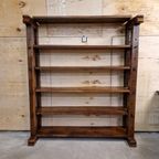 Antieke Kast Boekenkast Kaaskast Industriële Kast thumbnail 2