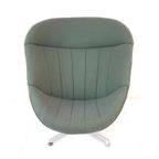 2 Rudolf Wolf Swivel Chair Modello Groen Ploegwool Fauteuils thumbnail 16