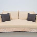 Japandi Dolcefarniente Leda Rotan Linnen Bank By Dfn Italia thumbnail 9