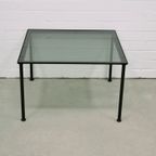 Vintage Zwarte Metalen Salontafel thumbnail 5