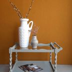 Brocante Vintage Landelijke Eikenhouten Witte Eettafel Tafel thumbnail 24