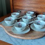 7 Delig Jaren 40 Servies Van <<<brand>>>, Heel Dun Porselein thumbnail 7