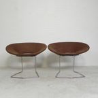 Set Van 2 Designstoelen In De Stijl Van Artifort, Leolux, Pierre Paulin thumbnail 6