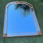 Grote Vintage Goud Vergulde Boogspiegel Deknudt thumbnail 7