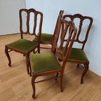 Vintage Landelijke Eettafelstoelen Stoelen Eetkamerstoelen Setprijs thumbnail 3