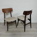 Vintage Louis Van Teeffelen 'Stavanger' Stoelen Voor Wébé thumbnail 4