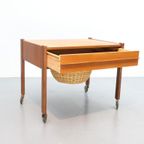 Deense Vintage Fournituren Tafel Teak thumbnail 4