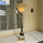 Uplight Tafellamp Maison Jansen 1970 Frans thumbnail 12