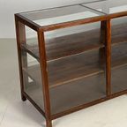 Grote Toonbank Teak Met Glas Vitrine thumbnail 7