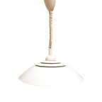 Vintage Design Deense Pendel Hanglamp Wit, Jaren '70/'80 thumbnail 3