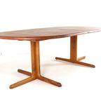 Vintage Ronde 2x Verlengbare Massief Teak Eettafel Tafel Deens thumbnail 12