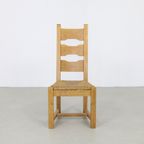 4x Vintage Eetkamerstoelen Brutalist 1970s thumbnail 2