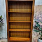 Klassieke Engelse Boekenkast Afm. 100x28cm En 199cm Hoog. thumbnail 3