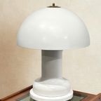 Italiaanse Vintage Witte Mushroom Lamp thumbnail 2
