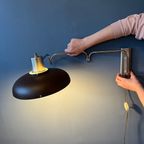 Mid Century Lakro Swing-Arm Space Age Wandlamp thumbnail 4