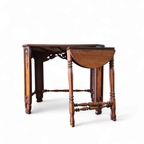 Art Deco / Nesting Table 3 X / Attributed To Maison Franck / Inlaid Tortoiseshell Top / 1920 thumbnail 12