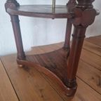 Mahonie Houten Vrijstaande Wastafel Victoriaans. thumbnail 6
