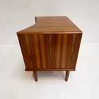 Engels Houten Kastje Met Messing Versiering, 19650's thumbnail 7